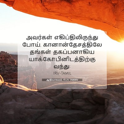 Picture 07 - ஆதியாகமம் 45:25 TAMIRV - அவர்கள் - Bible Verse Picture