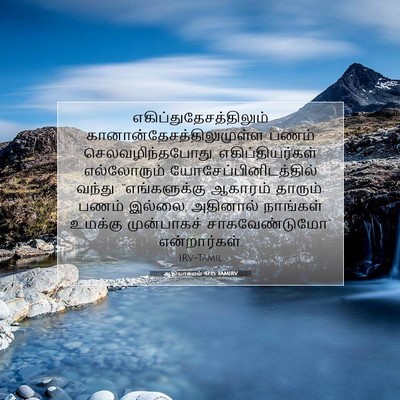 Picture 07 - ஆதியாகமம் 47:15 TAMIRV -  - Bible Verse Picture