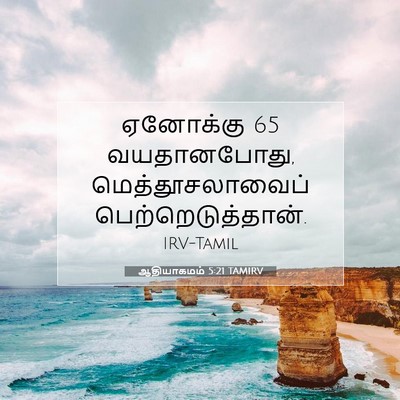 Picture 07 - ஆதியாகமம் 5:21 TAMIRV - ஏனோக்கு 65 - Bible Verse Picture