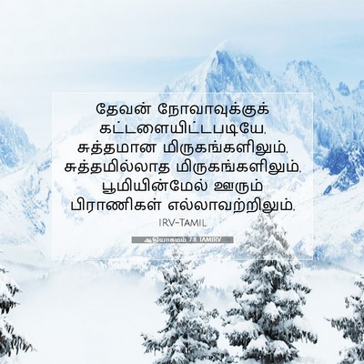 Picture 07 - ஆதியாகமம் 7:8 TAMIRV - தேவன் - Bible Verse Picture