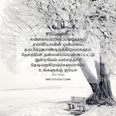 Picture 07 - ஆமோஸ் 6:1 TAMIRV - சீயோனிலே - Bible Verse Picture