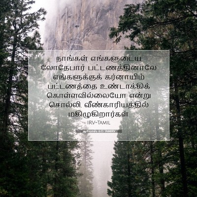 Picture 07 - ஆமோஸ் 6:13 TAMIRV - நாங்கள் எங்களுடைய - Bible Verse Picture