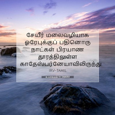 Picture 07 - உபாகமம் 1:1 TAMIRV - சேயீர் மலைவழியாக - Bible Verse Picture