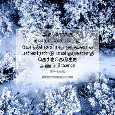 Picture 07 - உபாகமம் 1:23 TAMIRV - அது எனக்கு - Bible Verse Picture