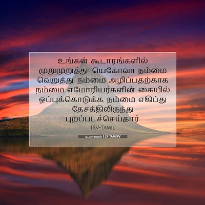 Picture 07 - உபாகமம் 1:27 TAMIRV - உங்கள் - Bible Verse Picture