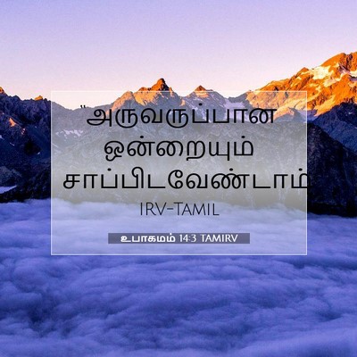 Picture 07 - உபாகமம் 14:3 TAMIRV - “அருவருப்பான - Bible Verse Picture