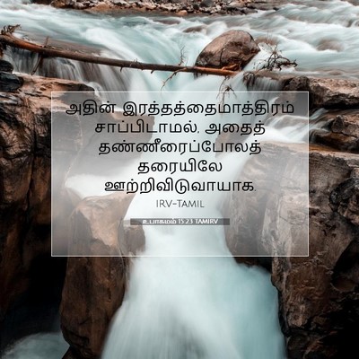 Picture 07 - உபாகமம் 15:23 TAMIRV - அதின் - Bible Verse Picture