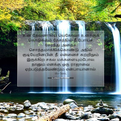 Picture 07 - உபாகமம் 17:14 TAMIRV - “உன் தேவனாகிய - Bible Verse Picture