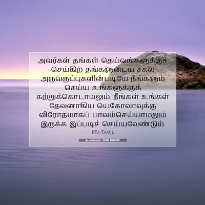 Picture 07 - உபாகமம் 20:18 TAMIRV - அவர்கள் தங்கள் - Bible Verse Picture