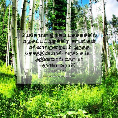 Picture 07 - உபாகமம் 29:27 TAMIRV - யெகோவா இந்தப் - Bible Verse Picture