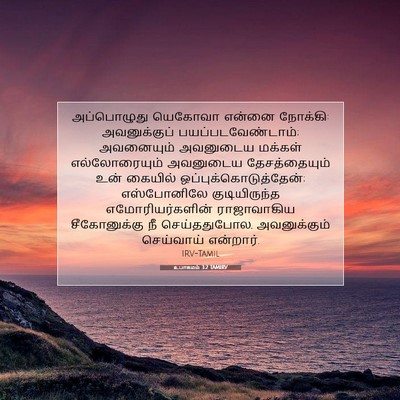 Picture 07 - உபாகமம் 3:2 TAMIRV - அப்பொழுது யெகோவா - Bible Verse Picture