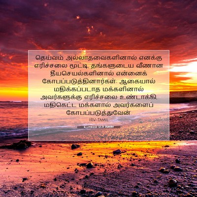 Picture 07 - உபாகமம் 32:21 TAMIRV - தெய்வம் - Bible Verse Picture