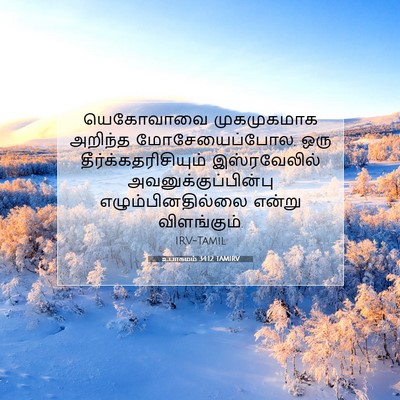Picture 07 - உபாகமம் 34:12 TAMIRV - யெகோவாவை - Bible Verse Picture