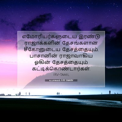 Picture 07 - உபாகமம் 4:49 TAMIRV - எமோரியர்களுடைய - Bible Verse Picture
