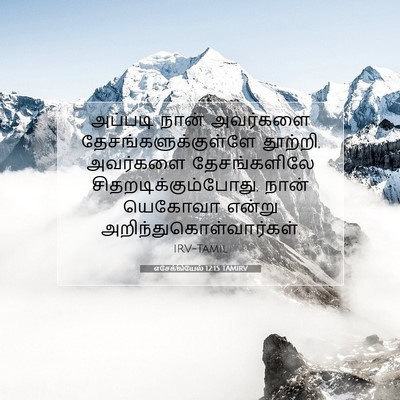 Picture 07 - எசேக்கியேல் 12:15 TAMIRV - அப்படி நான் - Bible Verse Picture