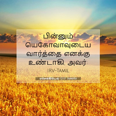 Picture 07 - எசேக்கியேல் 12:17 TAMIRV - பின்னும் - Bible Verse Picture