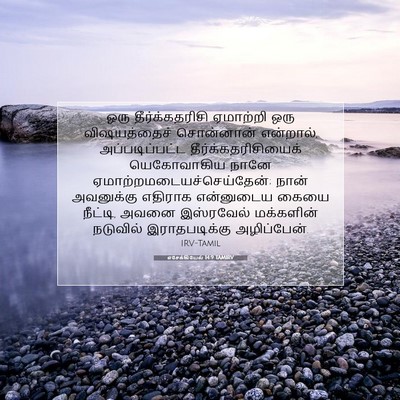 Picture 07 - எசேக்கியேல் 14:9 TAMIRV - ஒரு தீர்க்கதரிசி - Bible Verse Picture