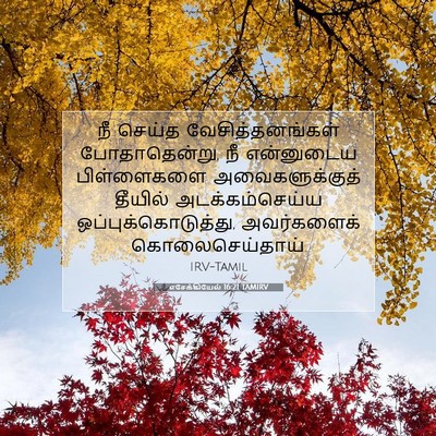 Picture 07 - எசேக்கியேல் 16:21 TAMIRV - நீ செய்த - Bible Verse Picture