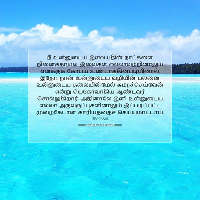 Picture 07 - எசேக்கியேல் 16:43 TAMIRV - நீ உன்னுடைய - Bible Verse Picture