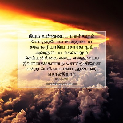 Picture 07 - எசேக்கியேல் 16:48 TAMIRV - நீயும் உன்னுடைய - Bible Verse Picture