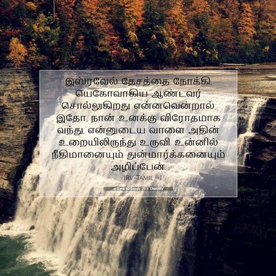 Picture 07 - எசேக்கியேல் 21:3 TAMIRV - இஸ்ரவேல் தேசத்தை - Bible Verse Picture