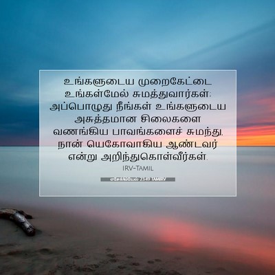 Picture 07 - எசேக்கியேல் 23:49 TAMIRV - உங்களுடைய - Bible Verse Picture