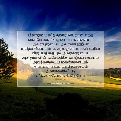 Picture 07 - எசேக்கியேல் 24:25 TAMIRV - பின்னும் - Bible Verse Picture
