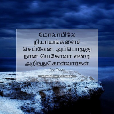 Picture 07 - எசேக்கியேல் 25:11 TAMIRV - மோவாபிலே - Bible Verse Picture