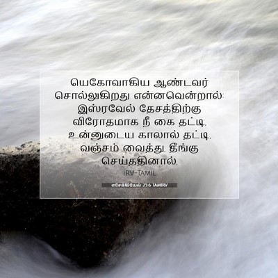 Picture 07 - எசேக்கியேல் 25:6 TAMIRV - யெகோவாகிய ஆண்டவர் - Bible Verse Picture