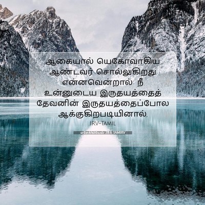 Picture 07 - எசேக்கியேல் 28:6 TAMIRV - ஆகையால் யெகோவாகிய - Bible Verse Picture