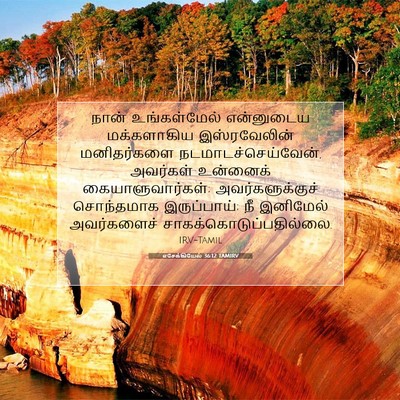 Picture 07 - எசேக்கியேல் 36:12 TAMIRV - நான் உங்கள்மேல் - Bible Verse Picture