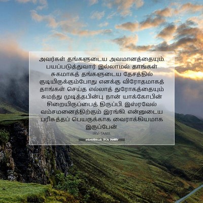 Picture 07 - எசேக்கியேல் 39:26 TAMIRV - அவர்கள் தங்களுடைய - Bible Verse Picture