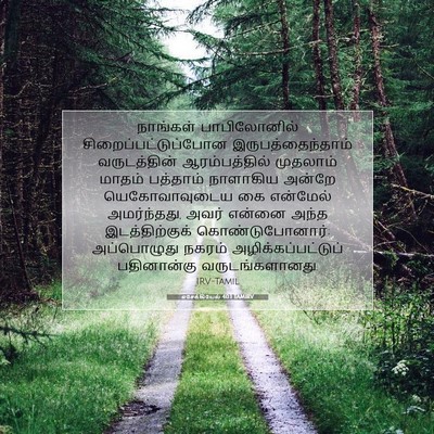 Picture 07 - எசேக்கியேல் 40:1 TAMIRV - நாங்கள் - Bible Verse Picture