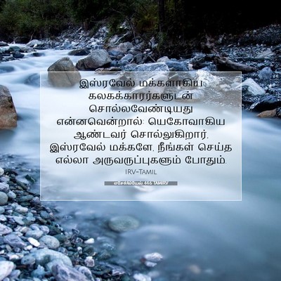 Picture 07 - எசேக்கியேல் 44:6 TAMIRV - இஸ்ரவேல் - Bible Verse Picture