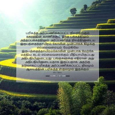 Picture 07 - எசேக்கியேல் 48:21 TAMIRV - பரிசுத்த - Bible Verse Picture