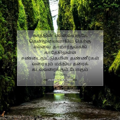 Picture 07 - எசேக்கியேல் 48:28 TAMIRV - காத்தின் - Bible Verse Picture