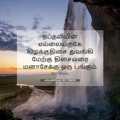 Picture 07 - எசேக்கியேல் 48:4 TAMIRV - நப்தலியின் - Bible Verse Picture