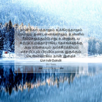 Picture 07 - எசேக்கியேல் 5:15 TAMIRV - நான் கோபத்தாலும் - Bible Verse Picture