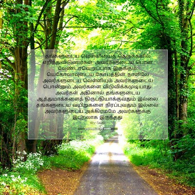 Picture 07 - எசேக்கியேல் 7:19 TAMIRV - தங்களுடைய - Bible Verse Picture