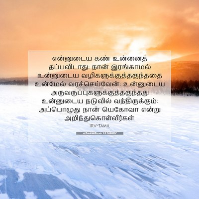 Picture 07 - எசேக்கியேல் 7:4 TAMIRV - என்னுடைய கண் - Bible Verse Picture