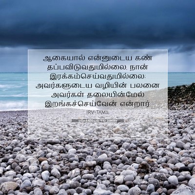 Picture 07 - எசேக்கியேல் 9:10 TAMIRV - ஆகையால் என்னுடைய - Bible Verse Picture