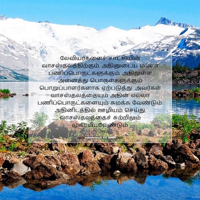 Picture 07 - எண்ணாகமம் 1:50 TAMIRV - லேவியர்களைச் - Bible Verse Picture