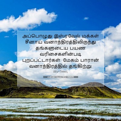 Picture 07 - எண்ணாகமம் 10:12 TAMIRV - அப்பொழுது - Bible Verse Picture