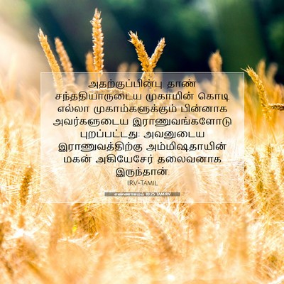 Picture 07 - எண்ணாகமம் 10:25 TAMIRV - அதற்குப்பின்பு, - Bible Verse Picture