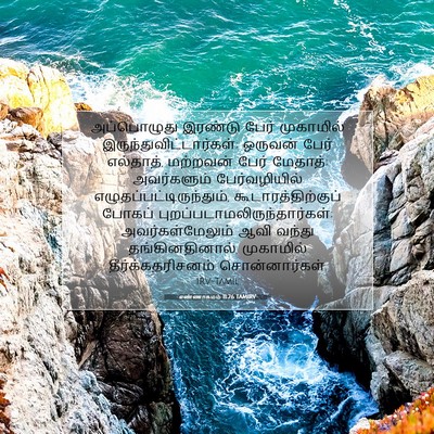 Picture 07 - எண்ணாகமம் 11:26 TAMIRV - அப்பொழுது இரண்டு - Bible Verse Picture