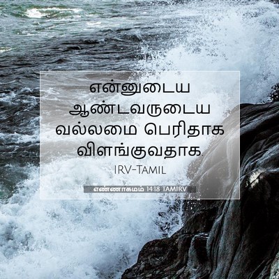 Picture 07 - எண்ணாகமம் 14:18 TAMIRV - என்னுடைய - Bible Verse Picture