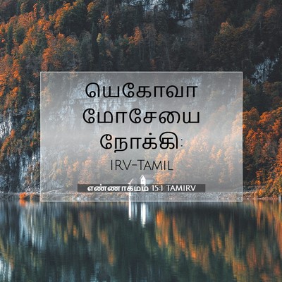 Picture 07 - எண்ணாகமம் 15:1 TAMIRV - யெகோவா மோசேயை - Bible Verse Picture