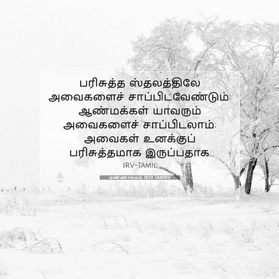 Picture 07 - எண்ணாகமம் 18:10 TAMIRV - பரிசுத்த - Bible Verse Picture