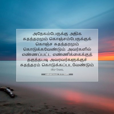 Picture 07 - எண்ணாகமம் 26:54 TAMIRV - அநேகம்பேருக்கு - Bible Verse Picture