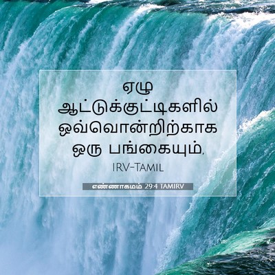Picture 07 - எண்ணாகமம் 29:4 TAMIRV - ஏழு - Bible Verse Picture